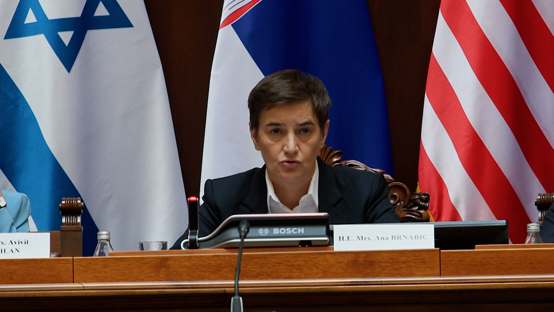 Beograd, Ana Brnabic predsednica Narodne skupstine Republike Srbije, o jacanju saradnje Srbije Izraela i SAD Beograd, Ana Brnabic predsednica Narodne skupstine Republike Srbije, o jacanju saradnje Srbije Izraela i SAD